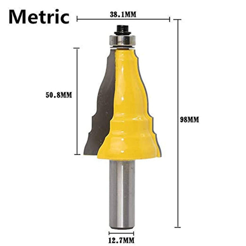 Profession 1/2" Shank Door & Window Casing Router Bit Base Molding Router Bit Woodwork Cutter