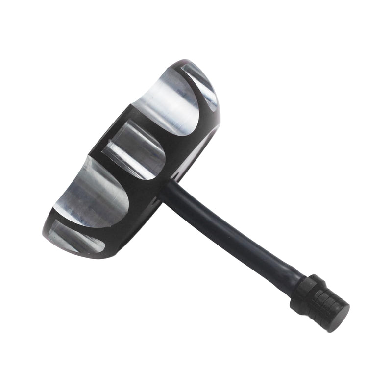 Motorcycle Gas Fuel Tank Cap Cover With Air Vent Hose for CRF250R CRF250X CRF450X CRF 250R 250X 450X TRX450R TRX 450R 400EX 2005-2010 Motor dirt pit Bike (Black) Black