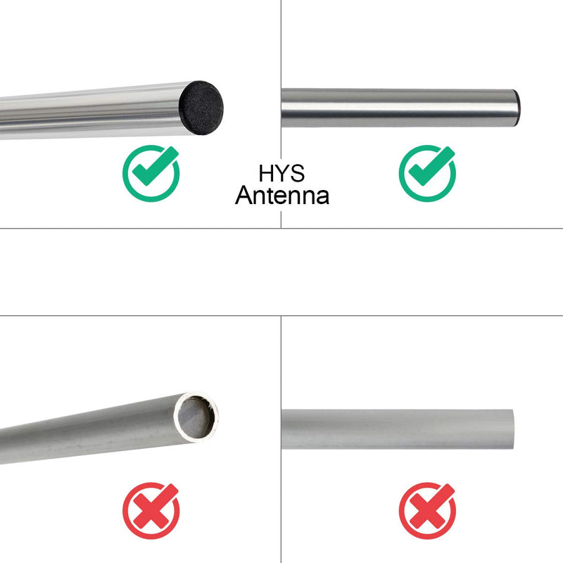 HYS Yagi Antenna with 3 Elements, UHF 400-470Mhz Outdoor Roof Antenna for Yaesu Motorola Kenwood Midland Mobile Radio Transcevier Repeater Scanner