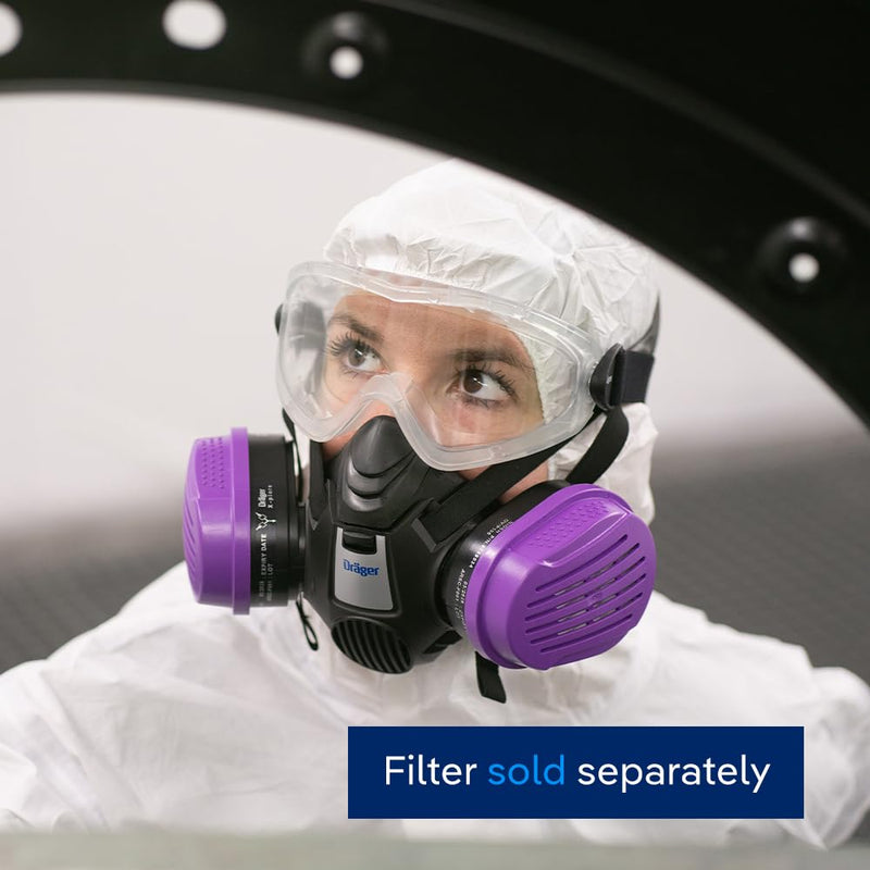Dräger X-plore 3500 Half-Face Respirator Mask, NIOSH Approved Size M