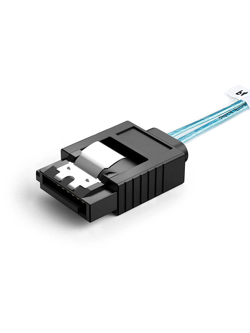 CableCreation Internal HD Mini SAS (SFF-8643 Host) - 4X SATA (Target) Cable,SFF-8643 to 4X SATA Cable, SFF-8643 for Controller, 4 Sata Connect to Hard Drive, 1M / 3.3FT 3.3FT/1.0M Black 1