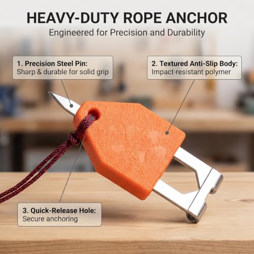 Rope Anchor Hook, Chalk Line Anchor Hook Tool 3 Pcs
