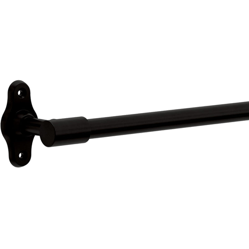 Franklin Brass Calloway (1-Pack) 18'' Towel Rack w/ 6" Extender for Bathroom Matte Black Towel Bar for Bathroom Wall Mounted Towel Holder Rod CLWY26-MB