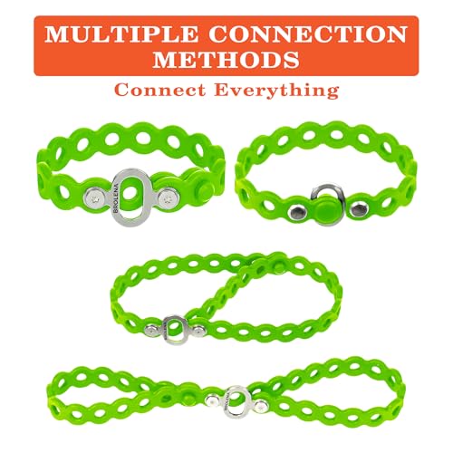 Modular Straps(18.5"), Flexible Multi-Tool, Organize, Bundle Pure Green