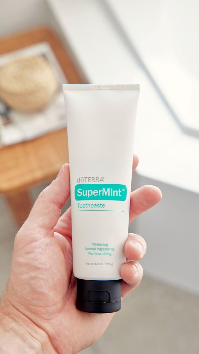 doTERRA SuperMint Toothpaste 125 g Tube 4.41 Ounce (Pack of 2)