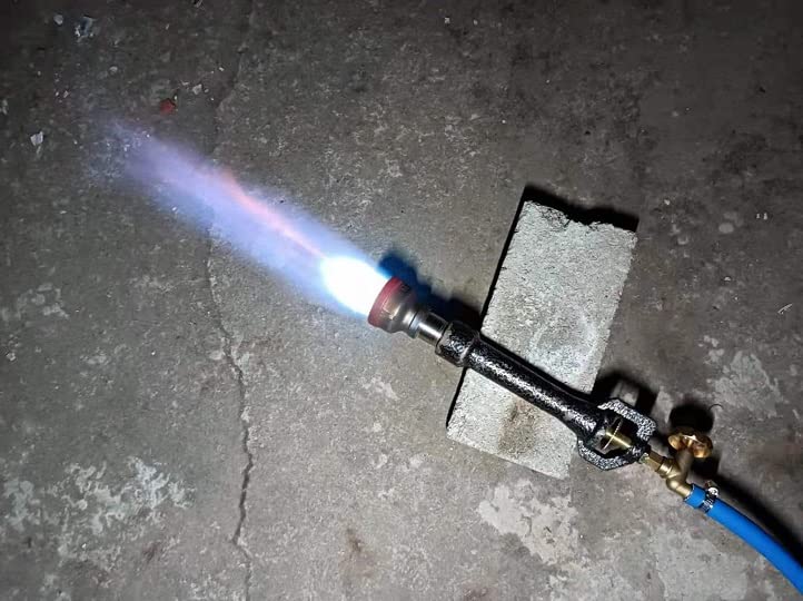 Propane Forge Burner for Blacksmithing, Metal Foundry Gas Melting Furnace, Blacksmith Knife Making Black Iron