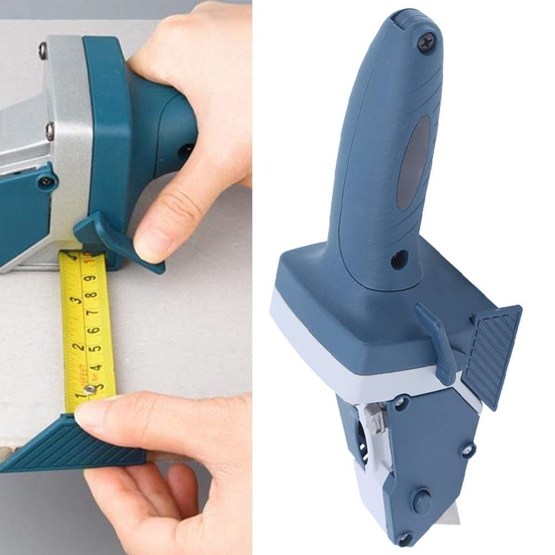 Fafeicy Gypsum Board Cutter, MultiFunctional Manual Portable Hand Push Cutting Tools, with Builtin 5 Meter Tape Measure, for Cutting