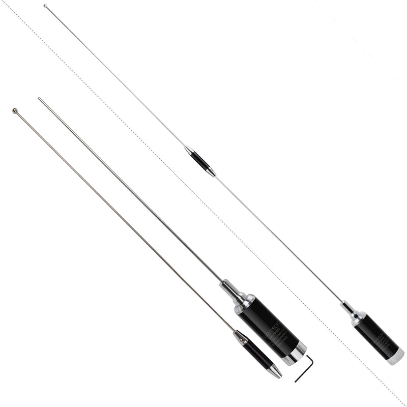 UAYESOK SDN5B 6dBi GMRS Mobile Antenna NMO Mount (462-467 MHZ) for BAOFENG BTECH Midland Retevis QYT GMRS Radios HT Scanner Motorola Repeater