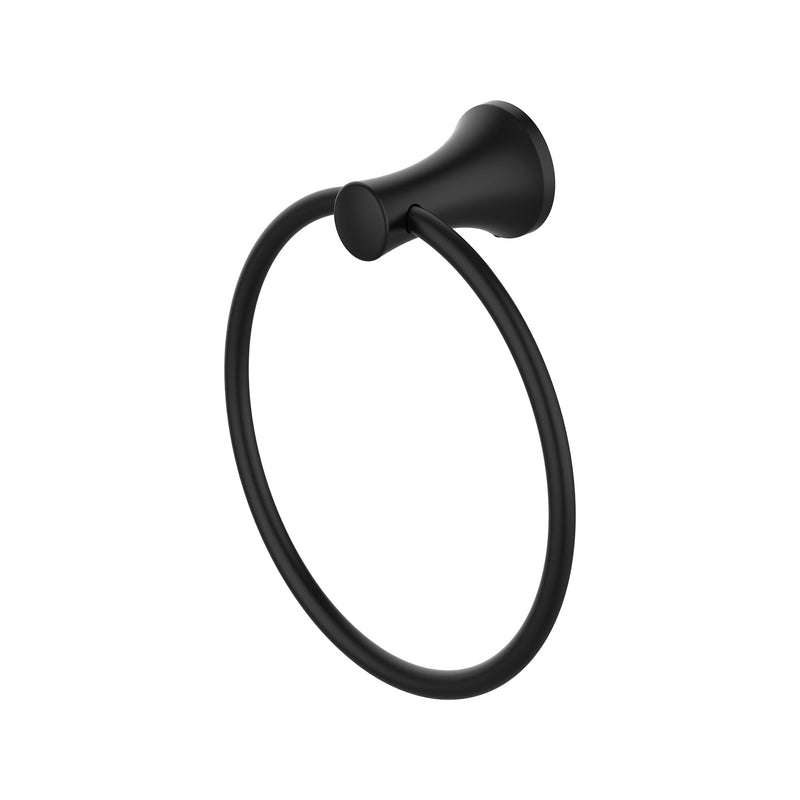American Standard 8337190.243 Colony PRO Towel Ring, Matte Black