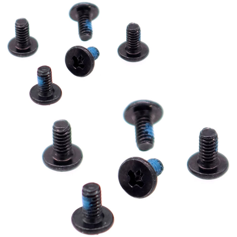 Deal4GO 10-pack M2 x 4 mm replacement Phillips Flat Head Screw w/Nickel Plated for Laptop M.2 SSD Heatsink Screws (Black) 10-Pack M2x 4mm