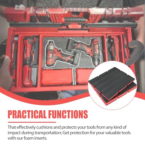 48-22-8452 Packout Foam Tool Organizer Inserts Compatible with Milwau-kee