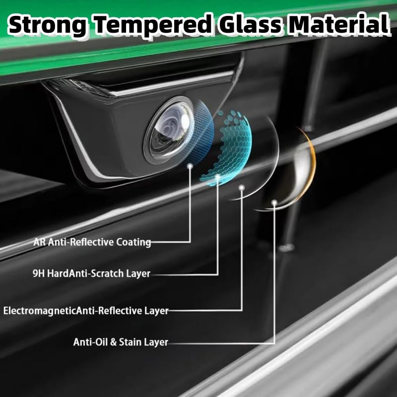 Car Camera Lens Protector,Car 360 Panoramic Camera Protective Cover,Clear Transparency Weatherproof Cars Backup Cameras Protection,Anti-Glare,Anti-Rain,Anti-Collision (2) 2