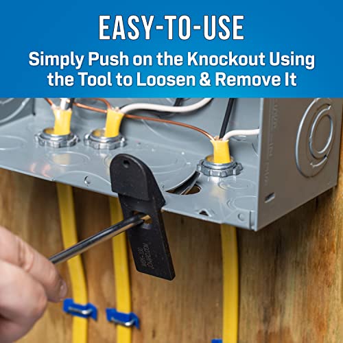 Jonard Tools WBK-100 Panel Buddy Knockout Set for Front and Rear Knockouts Electrical Panel Knockout Kit