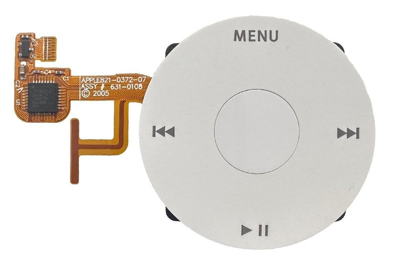 for iPod Video White Click Wheel/Center Button Flex Video 5th 5.5 Gen