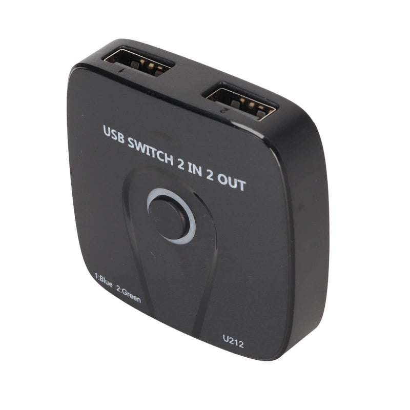 2 in 2 Out USB Switcher, Seamless Switching USB Switcher, Port Adapter for 2 Computers Share 2 USB Devices Mouse Keyboard Scanner Printer