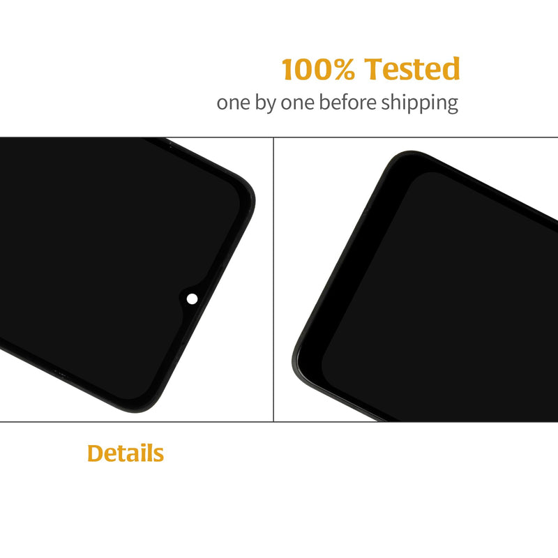 for T-Mobile REVVL 6 5G 2022 6.52" TMAF025G LCD with Frame Screen Replacement LCD Display Touch Digitizer Screen Assembly with Repair Tools
