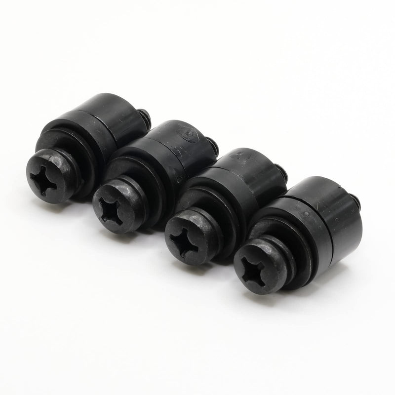 ReplacementScrews M6 30mm TV Wall Mount Screws - Universal Metric M6 Mounting Hardware Kit - Includes Washers and Spacers for M6 12mm to M6 30mm Installations. VESA Compatible - Any TV Brand.
