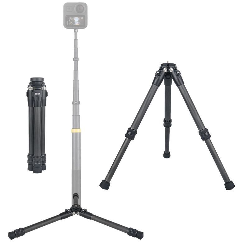 Carbon Fiber 3model Micro Desktop Mini Tripod for Insta360 Insta 360 | 3model Micro desktop Mini Tripod for insta360 insta 360 x5 x4 x3 x2 x for gopro hero 13 12 11 for dji osmo 360
