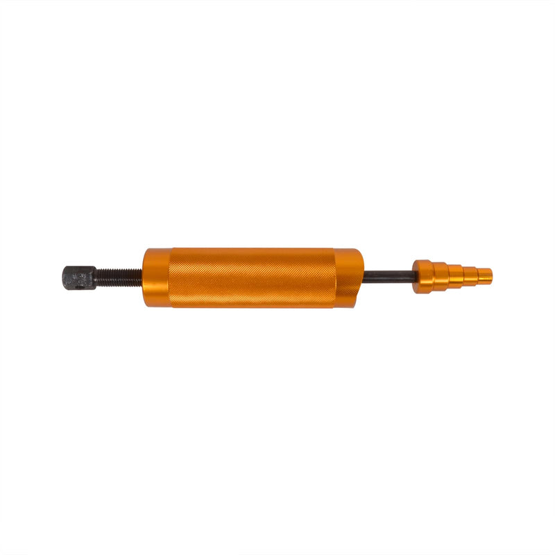 Motorcycle Piston Pin Puller for Full Skirt Piston, Upadated Wrist Pin Puller for Piston,Heavy-Duty Small Engine with 5 Adapters for 11mm, 13mm, 16mm, 19mm, 22mm Pins in Gold