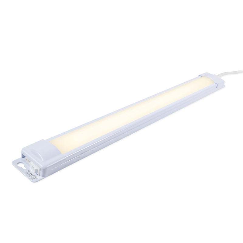 Enbrighten Premium Linkable Under Cabinet Fixture, 18in, LED, Linkable, 628 Lumens, 3000K Warm White, 38846-T1 18 Inch