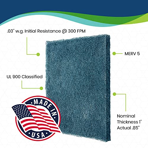 20x30x1 Cut To Fit Air Filter Media For Furnace/Air Conditioner 30" x 20" x 1"