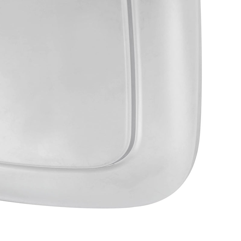 X AUTOHAUX Pair New Exterior Rear View Mirror Housing Door Wing Mirror Covering Cap for GMC Sierra 1999-2006 Silver Tone