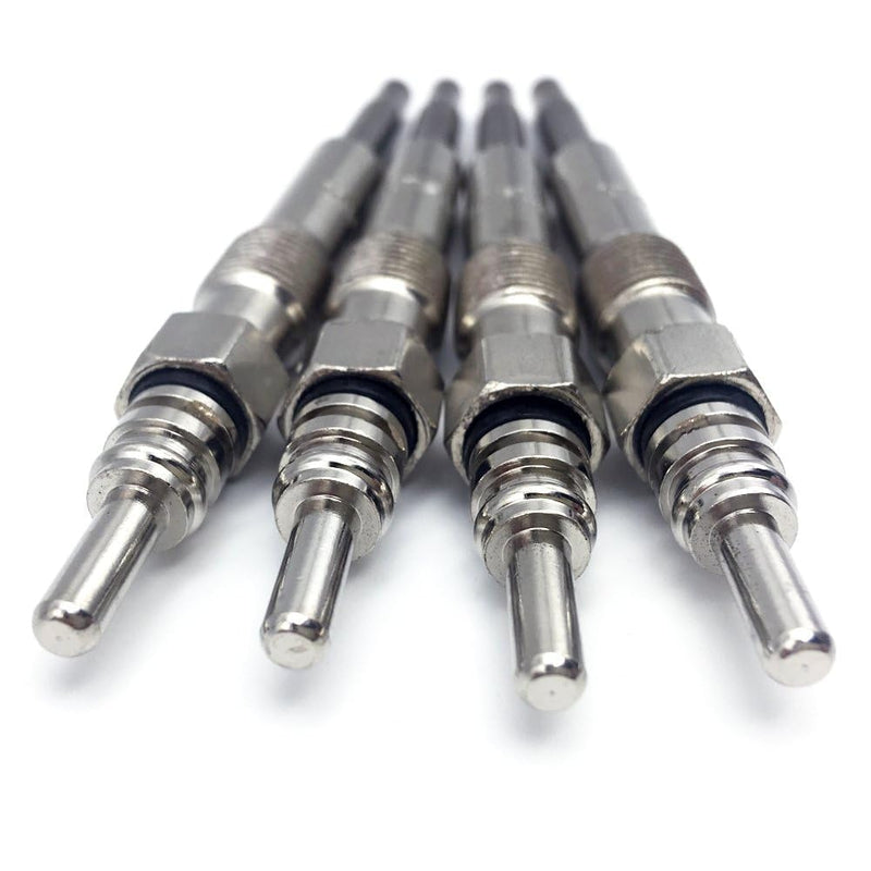 Ensun DRX00059 Diesel Glow Plug - Fast Start Dual Coil - Compatible with - 1997-2004 VW 1.9 TDI (Pack of 4)