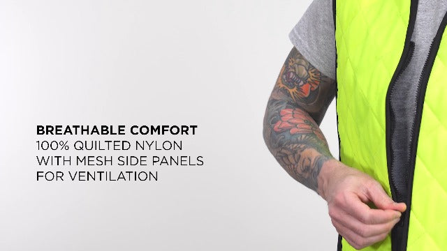 Ergodyne Chill-Its 6665 Evaporative Cooling Vest Gray Medium