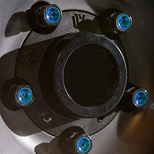 Dorman 712-X95D Wheel Nut Cap, Blue Aluminum, 20 Pack