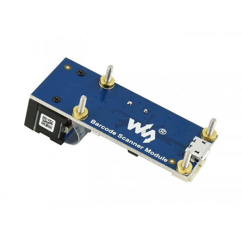Barcode Scanner Module 1D/2D Codes Reader Kit Read Barcode, QR Code etc Onboard Micro USB and UART Serial Port Woks in The Dark