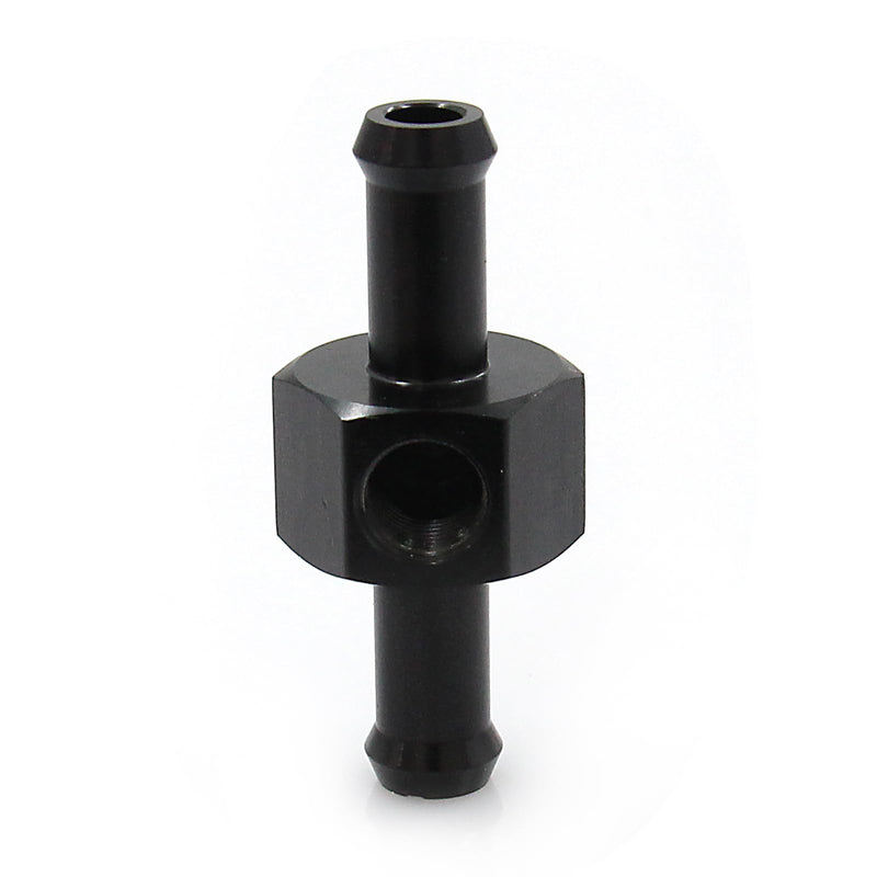 High Performance Brass Junction Block with 0-15 PSI Fuel Pressure Gauge Fittings