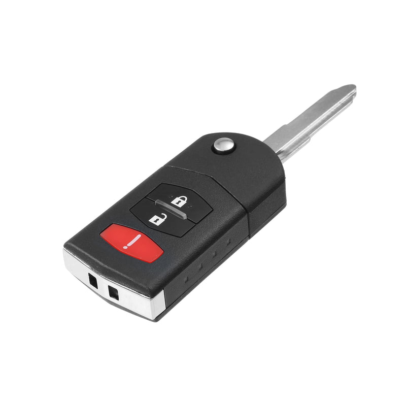 Key Fob Remote Replacement Compatible with 2006-2015 Mazda 5, 2011-2015 Mazda 2/3, 2007-2013 CX7/CX9, Keyless Entry, BGBX1T478SKE125-01, 2 Pack