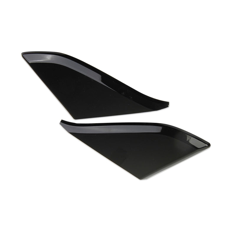 Korlot Side Window Louvers Shades Cover Trim Blinds Accessories for 2021-2025 KIA Sorento (Glossy Black) Glossy Black