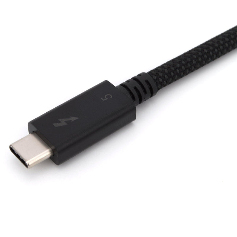 Sewell Thunderbolt 5 Cable [Intel Certified], 80Gbps/120Gbps Bandwidth Boost, 240W Charging, Dual 8K Displays, Braided 3.3 ft (1m) USB-C, Compatible with MacBook, USB4, and Thunderbolt 4/3 3.3 Feet