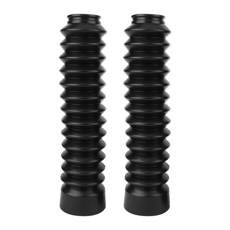 1 Pair/2 Pcs Universal Motorcycle Bike Front Fork Cover, Rubber Front Fork Dust Cover Boots Protector Shock Gaiters Pad Wrap Cover Set
