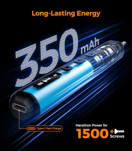 AXTH 76-in-1 Mini Electric Screwdriver Set, [Precise Torque Control] 76in1 Electric
