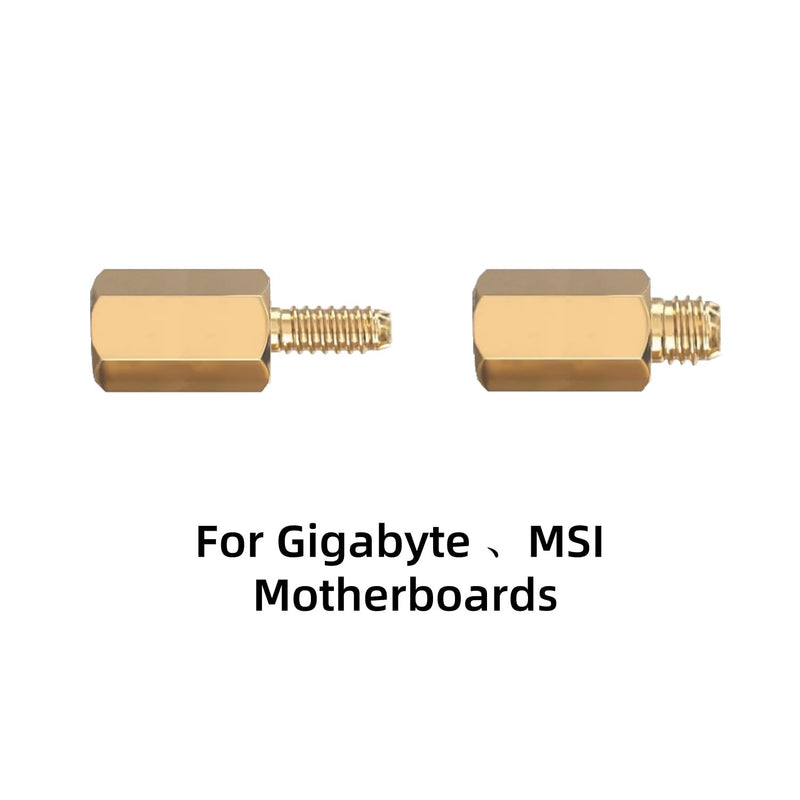 M.2 SSD Screw and Standoff Kit for Gigabyte MSI Motherboards, PCle NVMe Screws 12PCS