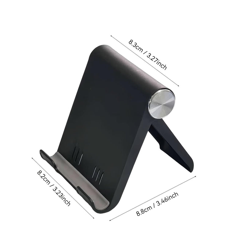Cell Phone Stand,Portable Foldable Phone Stand, Suitable for Smartphones and Tablets Black