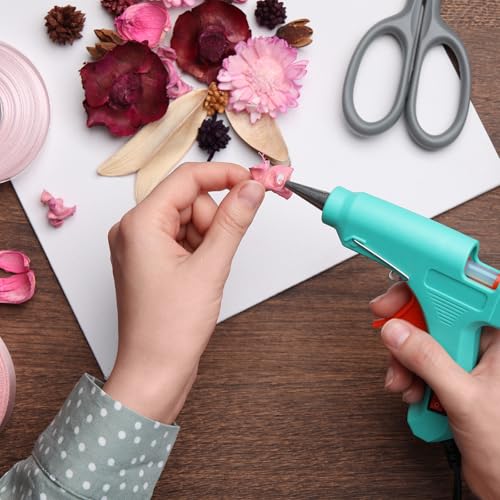 uxcell 40 Pcs Mini Hot Glue Sticks, 0.28" Dia x 3.94" Long EVA Glue Gun Sticks, White Clear Mini Hot Melt Glue Sticks for DIY Craft Sticky Projects