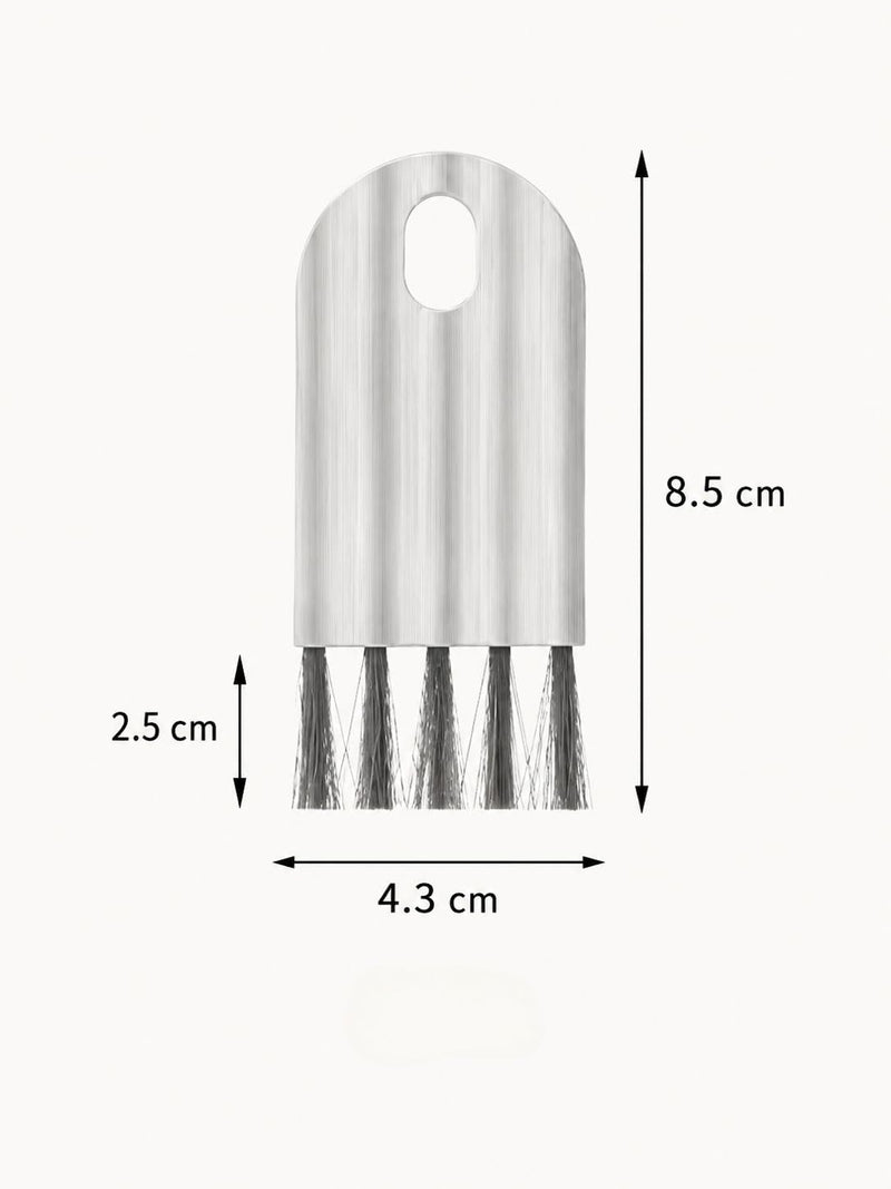 5pcs Multipurpose Cleaning Brush Kit, Keyboard Cleaner Set with Soft Brush, Crevice Duster, Keycap Cleaner and Bottle Cap Brush for Desktop, Home and Office Use