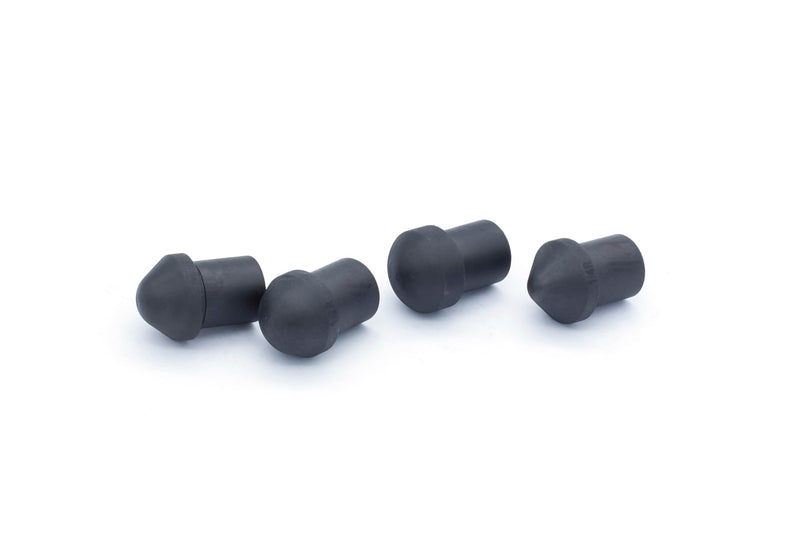4 Piece Planishing Hammer Nylon lower Die Set - 22 mm (0.865") stem diameter (0.25" R, 0.375" R, 0.5" R, 0.625" R) 0.25" R, 0.375" R, 0.5" R, 0.625" R