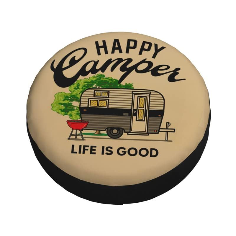 Spare Tire Cover Weatherproof Universal Wheel Protectors for RV Camper Travel Trailer SUV Truck 14 Inch