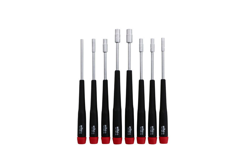 Wiha 26599 Nut Driver Set, Inch In Canvas Pouch, 8 Piece