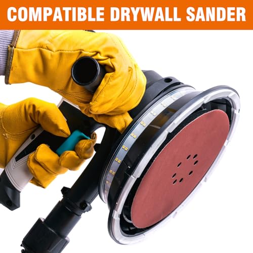 30 PCS 9 Inch Drywall Sanding Discs 240 Grit 8 Hole 30 Pcs Grit 240