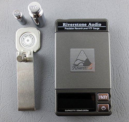 Precision Record Level Digital Turntable Stylus Force Scale Gauge for Tonearm Phono Cartridge VTF, 0.005g Resolution (Graphite) Graphite