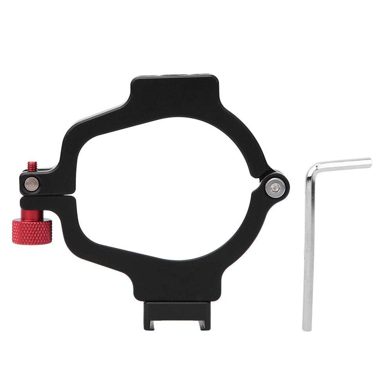 Handheld Gimbal Stabilizer Extension Rod Clamp Mount Bracket Holder Ring with 1/4 Inch Hole for Flash Light Camera Monitor Compatible with Ronin SC