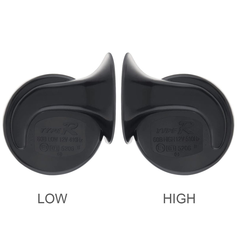 2pcs 300dB Train Horn for Truck, 12V Waterproof Double Horn, Air Electric Snail Horn for Car, Truck, Motorcycle, Bike & Boat