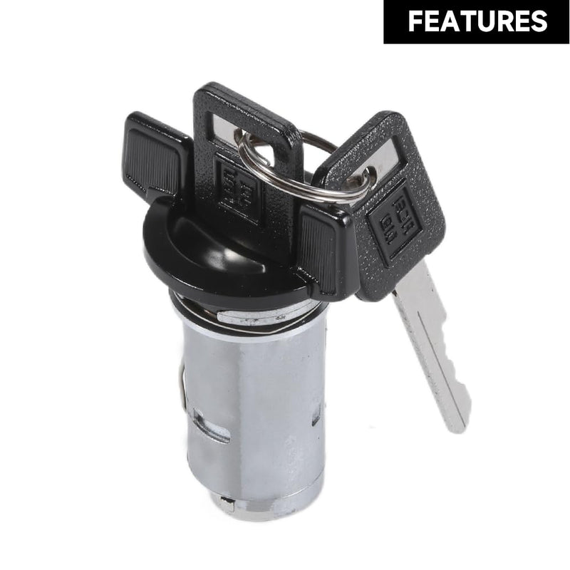 Ignition Starter Switch Lock Cylinder with Keys for Chevy C1500 C2500 C3500 1991-1994 for GMC Suburban C1500 C2500 1992-1994 | Durable Metal Materials | Replaces 12300443