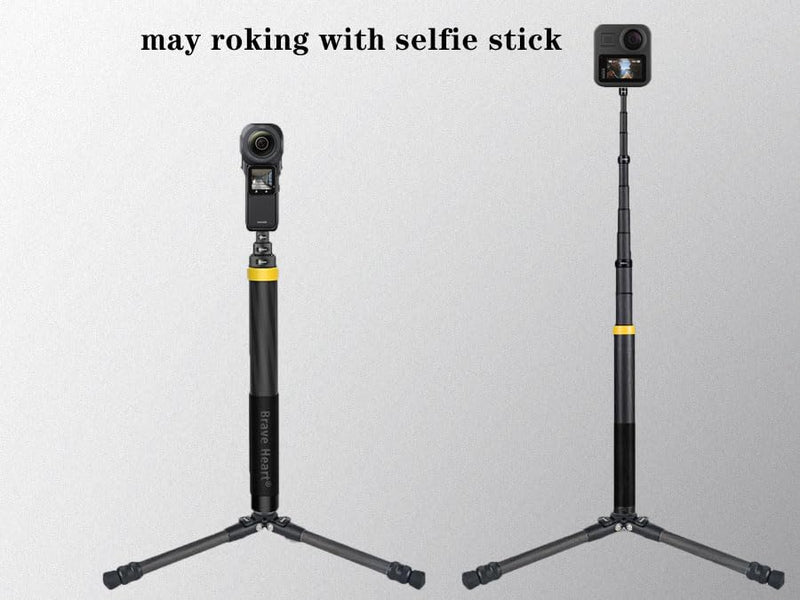 Carbon Fiber 3model Micro Desktop Mini Tripod for Insta360 Insta 360 | 3model Micro desktop Mini Tripod for insta360 insta 360 x5 x4 x3 x2 x for gopro hero 13 12 11 for dji osmo 360