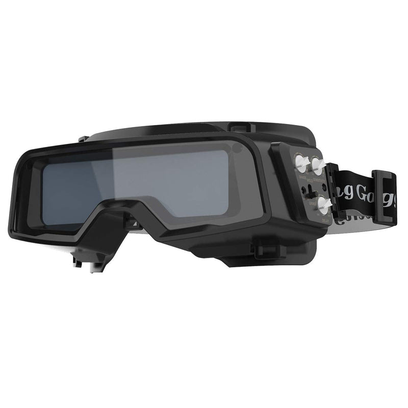YESWELDER True Color Auto Darkening Welding Goggles, Wide Shade Range 4/5-9/9-13 with Grinding, Welding Glasses Welder Mask Welding Helmet for TIG MIG ARC Plasma Cut Black